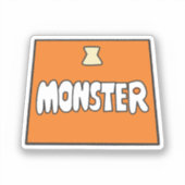 Pikamee-Kostüm, Monster Aufkleber (Vorderseite)