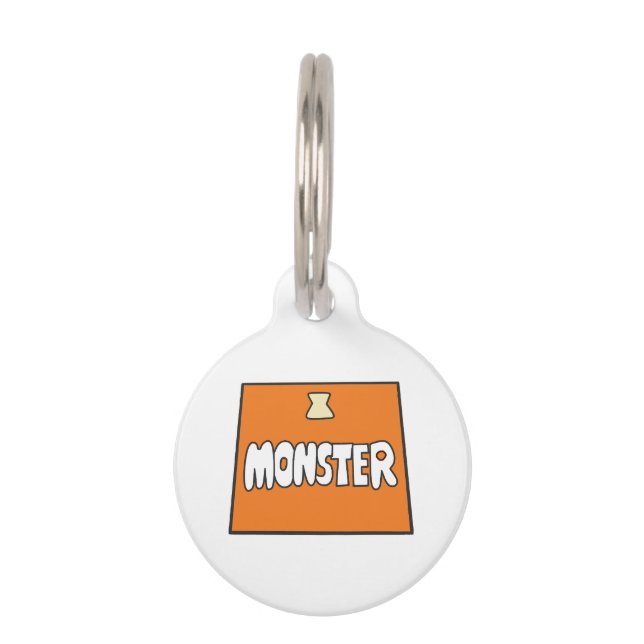 Pikamee-Kostüm, Monster Haustiermarke (Vorderseite)