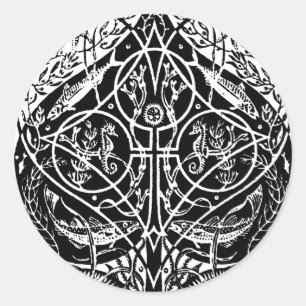 PIKASS RUNDER AUFKLEBER