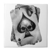 Pikass-Schädel Fliese (Vorderseite)