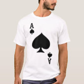 Pikass-Spielkarte-Halloween-Kostüm zur Basis b T-Shirt (Vorderseite)