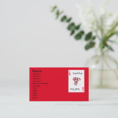 Pikass-Spielkarten Visitenkarte (Stehend Vorderseite)