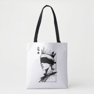 Pikdame (Stil 1) Fine Art Zeichnung Tasche