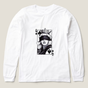 Pikdame (Stil 7) Fine Art Zeichnung Tri-Blend Shirt