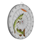 Pike Angeln Dartscheibe (Vorderseite Links)