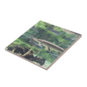 Pike-Fische Fliese (Seite)