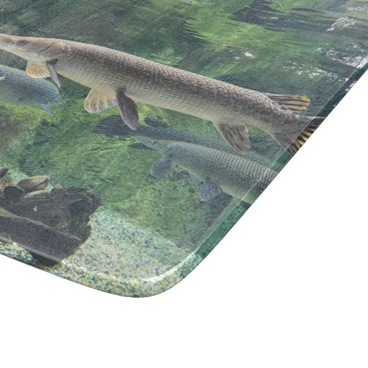 Pike-Fische Schneidebrett (Ecke)