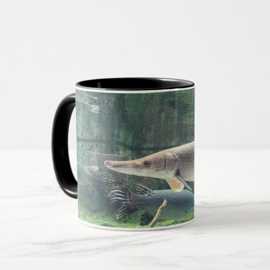 Pike-Fische Tasse (Vorderseite Links)