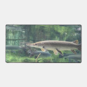 Pike Fish Clear Water Foto Schreibtischunterlage (Vorderseite)