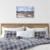 Pike Forest Canvas Print Leinwanddruck (Insitu (Schlafzimmer))