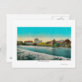 Pike Front and Long Beach, Kalifornien Postkarte (Vorne/Hinten)