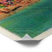 Pike Front und Badestrand, Long Beach Poster (Ecke)