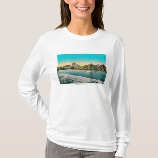 Pike-Front und Long Beach, Kalifornien T-Shirt (Vorderseite)