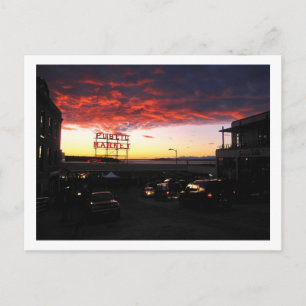 Pike Market, Seattle Postkarte