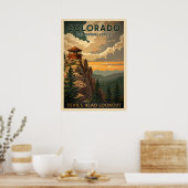 Pike National Forest - Devil's Head Outlook V01 Poster (Küche)