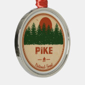 Pike National Forest Ornament Aus Metall (Rechts)