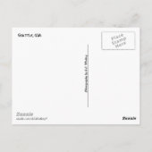 Pike Place Klebemasse Postkarte (Rückseite)