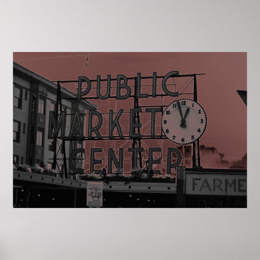 Pike Place Market22 Poster (Vorne)