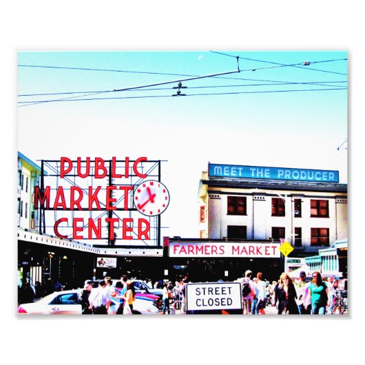 Pike Place Market Fotodruck (Vorne)