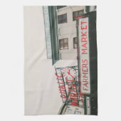 Pike Place Market  Geschirrtuch (Vertikal)