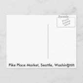 Pike Place Market Postkarte (Rückseite)
