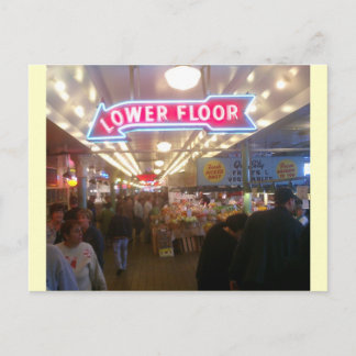 Pike Place Market Postkarte