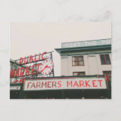 Pike Place Market Postkarte (Vorderseite)