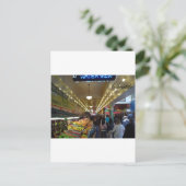 Pike Place Market Postkarte (Stehend Vorderseite)
