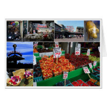 Pike Place Market, Seattle, Card