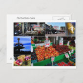 Pike Place Market, Seattle Postcard Postkarte (Vorne/Hinten)
