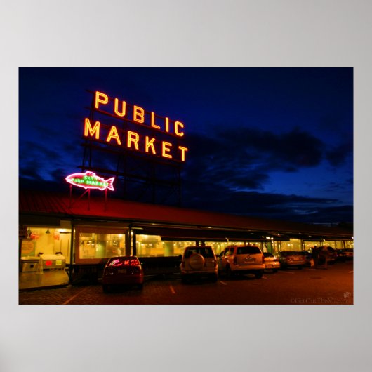 Pike Place Market, Seattle Poster (Vorne)