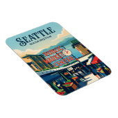 Pike Place Market Washington Magnet (Rechte Seite)
