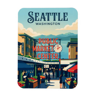 Pike Place Market Washington Magnet