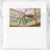 Pike Place Public Market Gigant Tintenfisch Seattl Rechteckiger Aufkleber (Tasche)