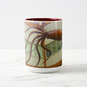 Pike Place Public Market Gigant Tintenfisch Seattl Zweifarbige Tasse