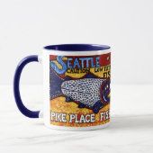 Pike-Platz-Fische Tasse (Links)