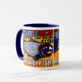 Pike-Platz-Fische Tasse (Vorderseite Links)