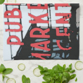 Pike-Platz-Markt Küchentuch (Gefaltet)