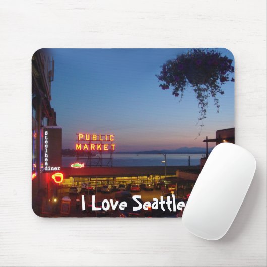Pike-Platz-Markt Mousepad (Mit Mouse)