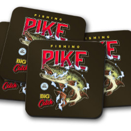 Pike Strike Untersetzer | Untersetzer-Set