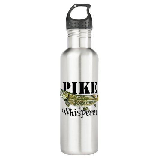Pike Whisperer Light Edelstahlflasche (Vorderseite)