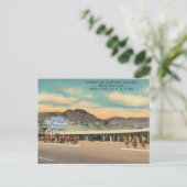 Pike's Baker Motel and Cafe, Baker, Kalifornien Postkarte (Stehend Vorderseite)