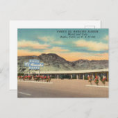 Pike's Baker Motel and Cafe, Baker, Kalifornien Postkarte (Vorne/Hinten)