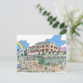 Pike's Market Place, Seattle, Washington Postkarte (Stehend Vorderseite)