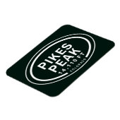 Pikes Peak 14.110 FT Colorado Rocky Mountain Magnet (Linke Seite)