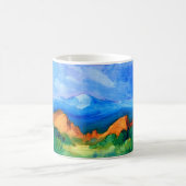 Pikes Peak and Garden of the Gods in lebhafter Far Kaffeetasse (Mittel)