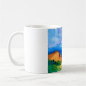 Pikes Peak and Garden of the Gods in lebhafter Far Kaffeetasse (Links)