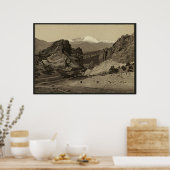 Pike's Peak aus dem Garten der Götter Poster (Küche)