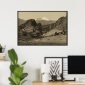 Pike's Peak aus dem Garten der Götter Poster (Heimbüro)
