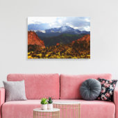 Pikes Peak aus Garten der Götter Leinwanddruck (Insitu (Wohnzimmer))